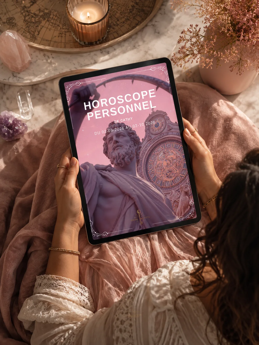 L'horoscope du mois en ebook, sur une tablette