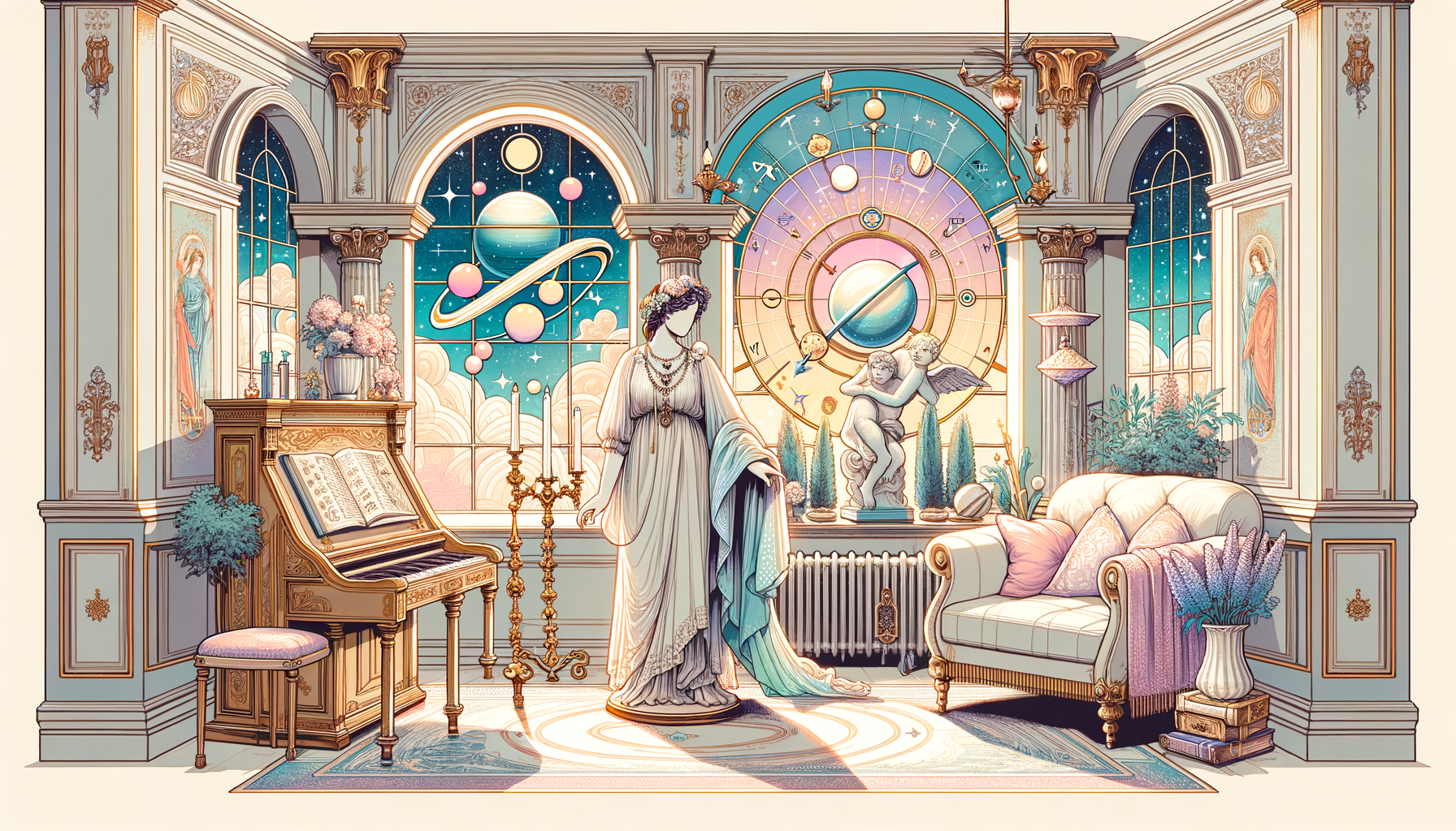 Saturne natal en maison 4 : défis et croissance